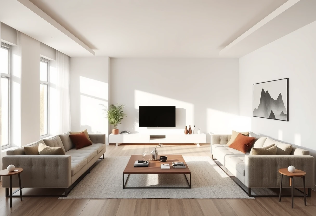 SpeedyCleaning Beograd - čist i uredan dnevni boravak nakon profesionalnog čišćenja